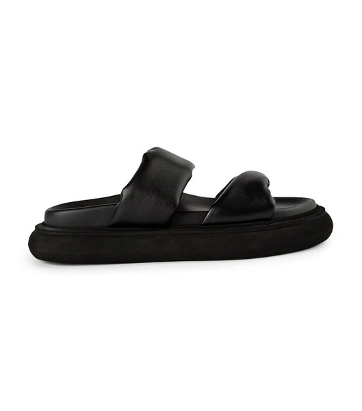 Sandalias Planas Tony Bianco June Black Nappa 3cm Negras | BCOSD59982