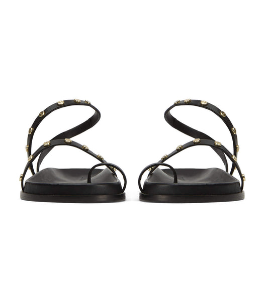 Sandalias Planas Tony Bianco Lyvia Black Negras | MCOFT29573