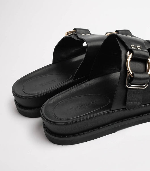 Sandalias Tony Bianco Hunter Black Como 3.5cm Negras | PCOQX66152