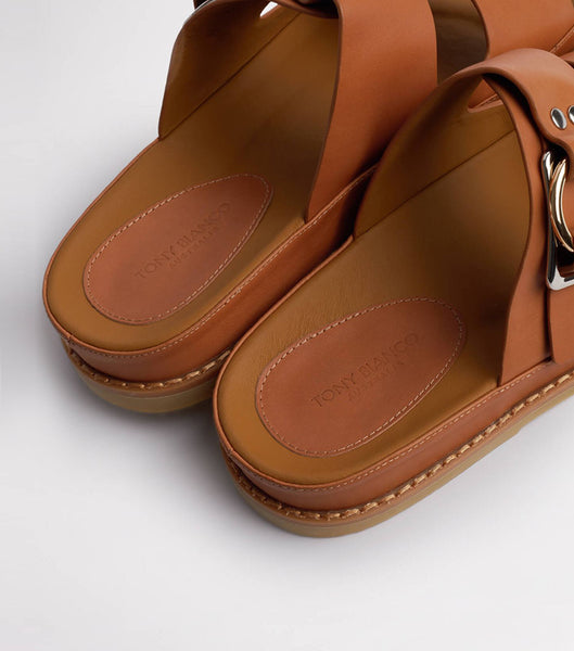 Sandalias Tony Bianco Hunter Tan Como 3.5cm Marrones | FCOHY49632