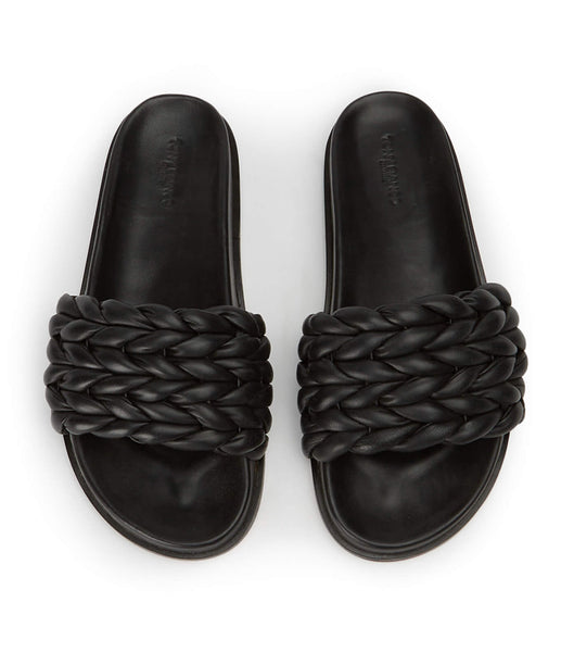 Sandalias Tony Bianco Layton Black Nappa Negras | QCOWA39288