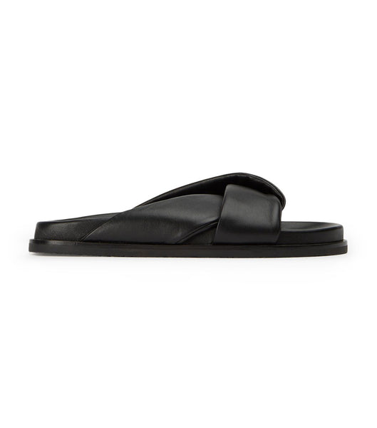 Sandalias Tony Bianco Lora Black Nappa 1.5cm Negras | UCOTG44664