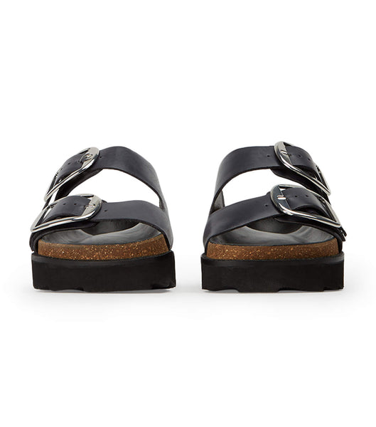 Sandalias Tony Bianco Marty Black Wax Negras | COIIZ34713