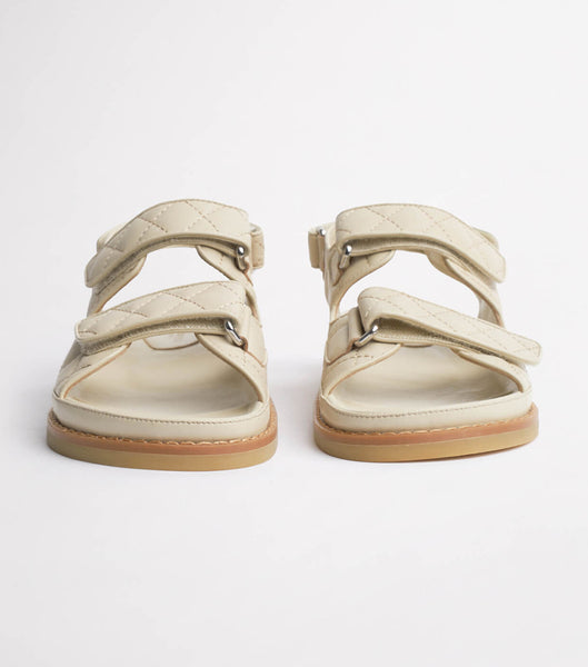 Sandalias de Diapositivas Tony Bianco Hiranni Vanilla Sheep Nappa 3.5cm Amarillo Claro | SCOVO47237