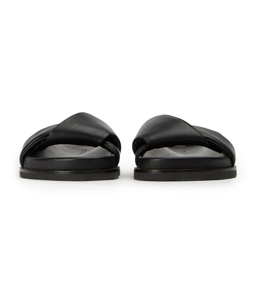 Sandalias de Diapositivas Tony Bianco Lora Black Nappa 1.5cm Negras | COQCS55554