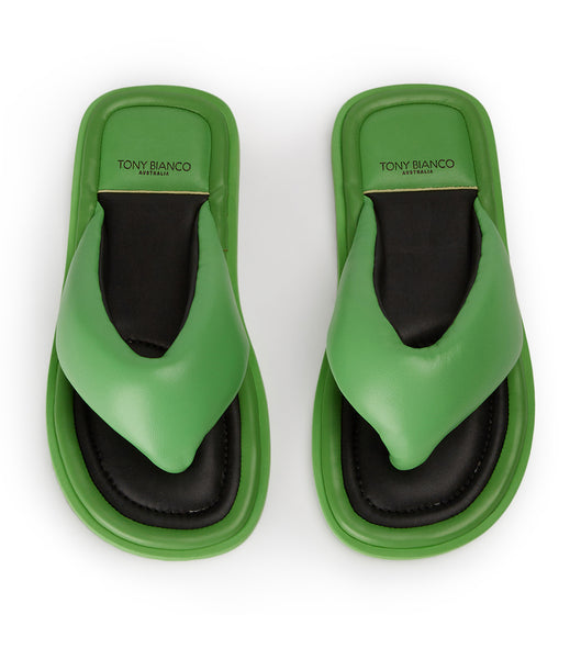 Sandalias de Diapositivas Tony Bianco Nikki Acid Green Verde | ACOWC30394