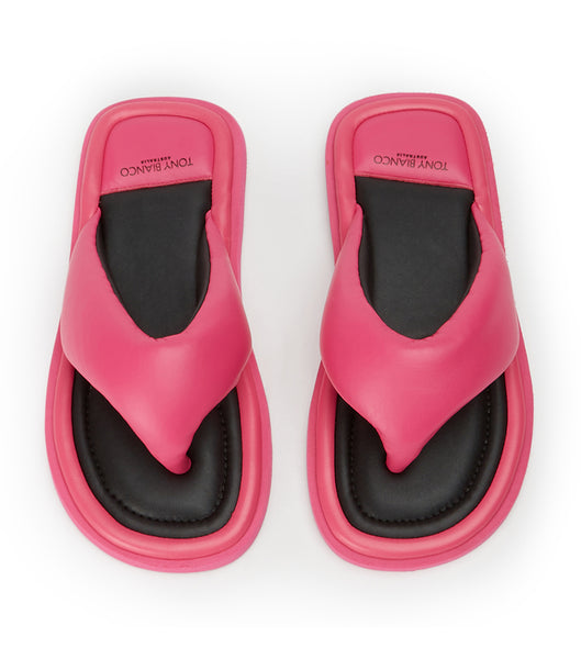 Sandalias de Diapositivas Tony Bianco Nikki Acid Pink Rosas | COXMI97005