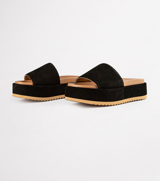 Sandalias de Diapositivas Tony Bianco Rio Black Phoenix 6cm Negras Rojas | YCOGT34792