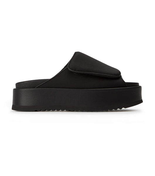 Sandalias de Diapositivas Tony Bianco Roxana Black Scuba 6cm Negras | COQAV78112