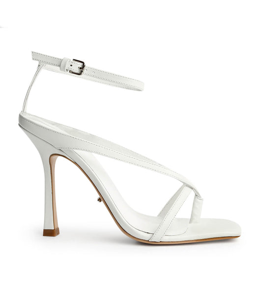 Sandalias de dedo Tony Bianco Faythe White Kid 10.5cm Blancas | COZDE23037