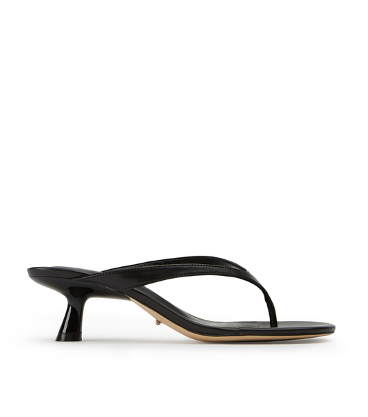 Sandalias de dedo Tony Bianco Krista Black Nappa 5cm Negras | ACOWC86102