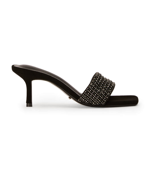 Tacones Brillantes Tony Bianco Amos Black Crystal/Black Gamuza 6.5cm Negras | YCOGT62499