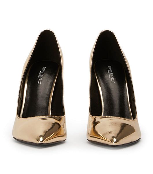 Tacones Brillantes Tony Bianco Anja Gold Shine 10.5cm Doradas | FCOHY82383