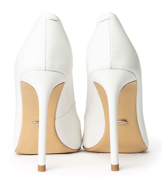 Tacones Brillantes Tony Bianco Anja Milk Capretto 10.5cm Blancas | XCOGW51272