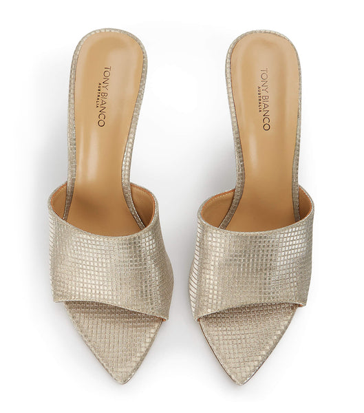 Tacones Brillantes Tony Bianco Marley Gold Aura 10.5cm Doradas | ACODF41132