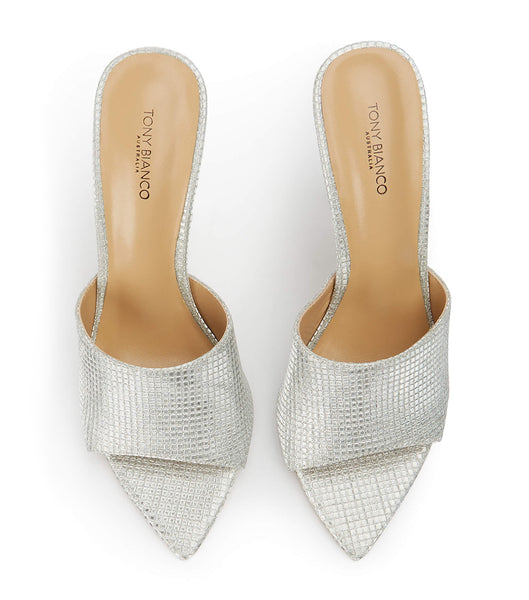 Tacones Brillantes Tony Bianco Marley Silver Aura 10.5cm Plateadas | COIIZ51184