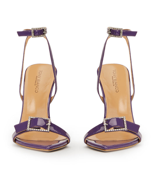 Tacones Brillantes Tony Bianco Mopsy Orchid Charol 10.5cm Moradas | TCOWZ96290