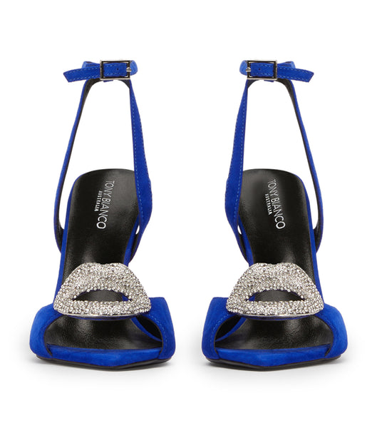 Tacones Brillantes Tony Bianco Moshi Azure Gamuza 10.5cm Azur | COZDE25086