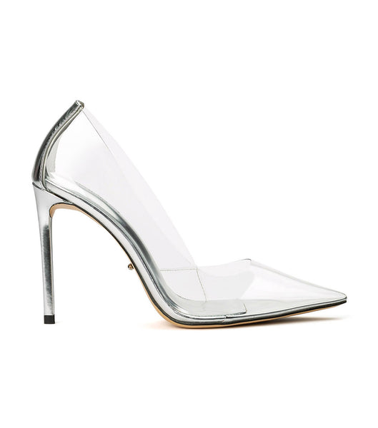 Tacones De Novia Tony Bianco Alijah Clear Vinylite/Silver 10.5cm Plateadas | ECOVG66564