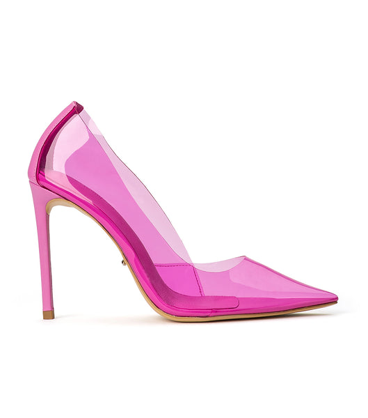 Tacones De Novia Tony Bianco Alijah Pink Vinylite/Pink Nappa 10.5cm Rosas Rosas | COEGJ48951