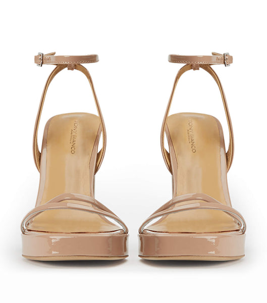 Tacones De Novia Tony Bianco Dandy Coco Charol 11.5cm Beige | COCIF35245