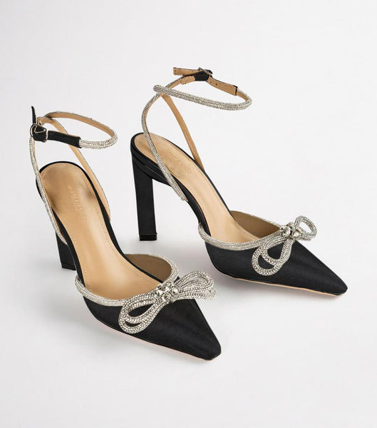 Tacones De Novia Tony Bianco Elsie Black Satin 10.5cm Negras | BCOSO79977