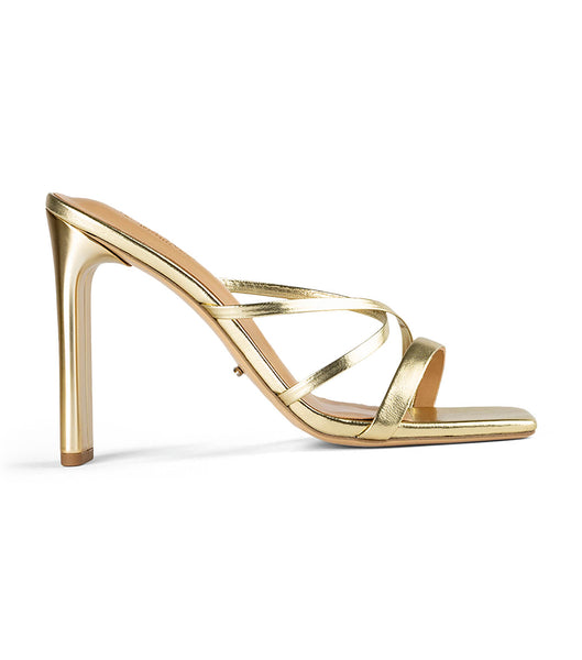 Tacones De Novia Tony Bianco Fior Gold Nappa Metallic 11cm Doradas Metal | COIIZ41489