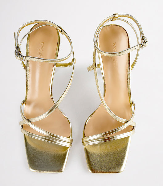 Tacones De Novia Tony Bianco Franci Gold Nappa Metallic 10.5cm Doradas Metal | LCOSX86761