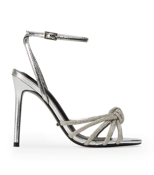 Tacones De Novia Tony Bianco Kyla Silver Foil 11cm Plateadas | UCOTG86345