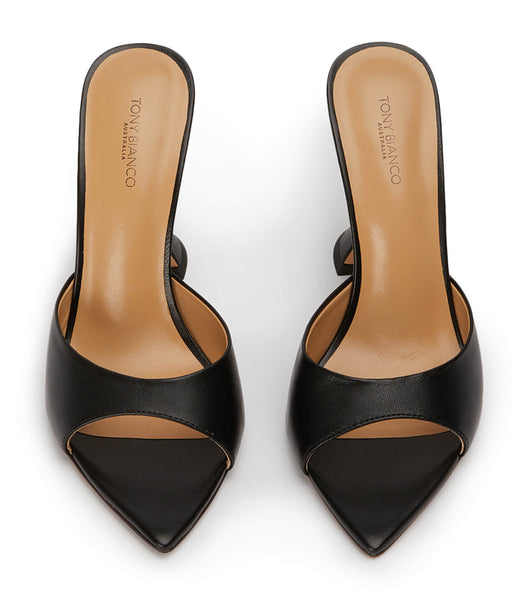 Tacones De Novia Tony Bianco Marcel Black Nappa 10.5cm Negras | COEGJ23568