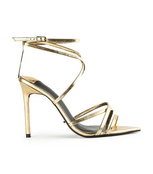 Tacones De Novia Tony Bianco Marcy Gold Foil 10.5cm Doradas | UCOTG92126