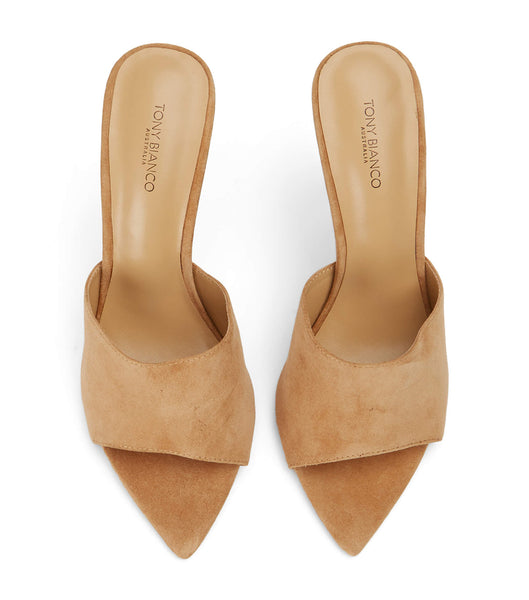 Tacones De Novia Tony Bianco Maximus Butterscotch Gamuza 10.5cm Beige | COCVG30409