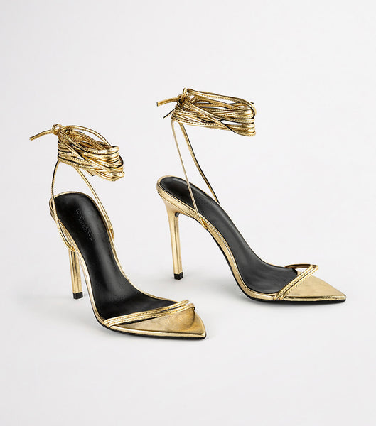 Tacones De Novia Tony Bianco Millie Gold Foil 10.5cm Doradas | TCOWZ61370