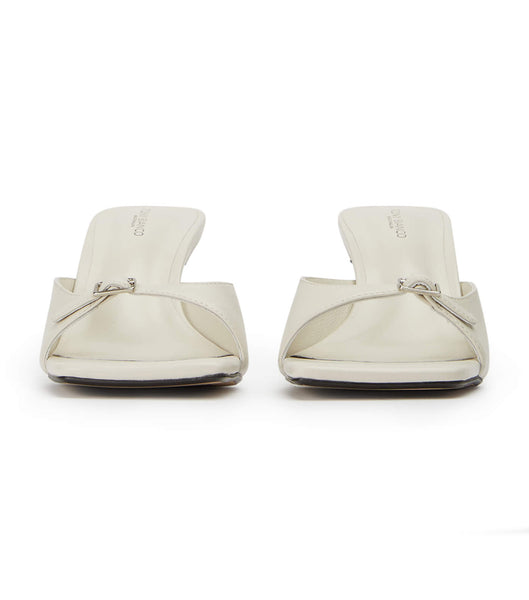 Tacones bajos Tony Bianco Asar Dove Nappa 6.5cm Blancas | COICD82302