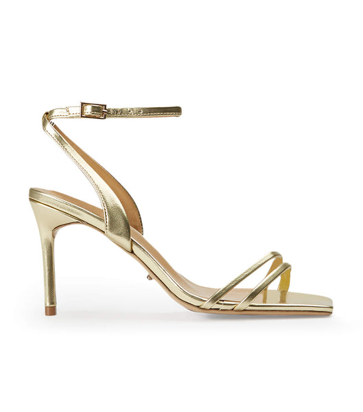 Tacones bajos Tony Bianco Camelia Gold Nappa Metallic 8.5cm Doradas Metal | COEAH38163