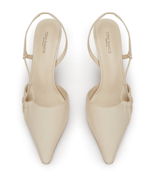 Tacones bajos Tony Bianco Sakai Dove Nappa 8cm Blancas | XCOGW52919