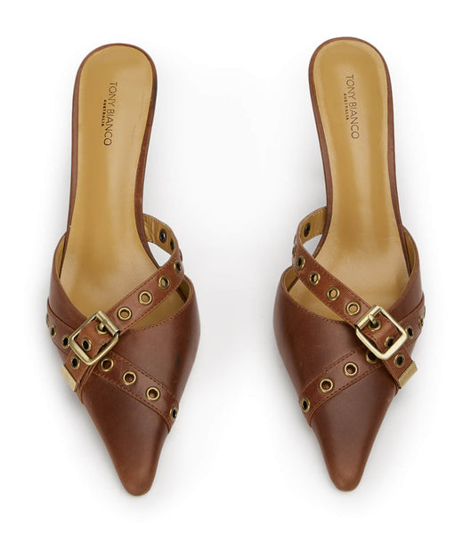 Tacones bajos Tony Bianco Savoir Cognac 8cm Marrones | UCOND19332