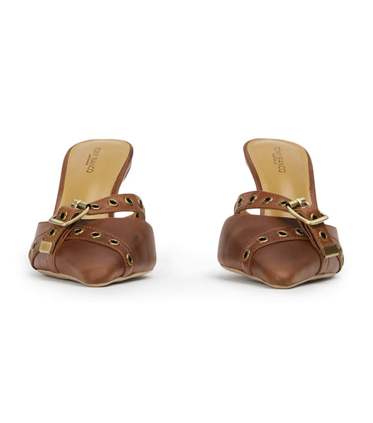 Tacones bajos Tony Bianco Savoir Cognac 8cm Marrones | UCOND19332