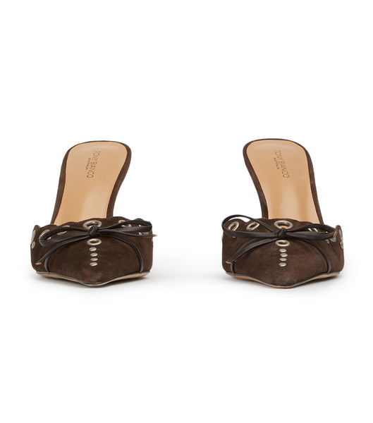 Tacones bajos Tony Bianco Shae Espresso Gamuza 8cm Chocolate | TCOPQ81747