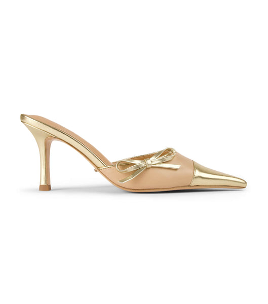 Tacones bajos Tony Bianco Shirley Beech/Gold 8cm Doradas | UCOTG41227