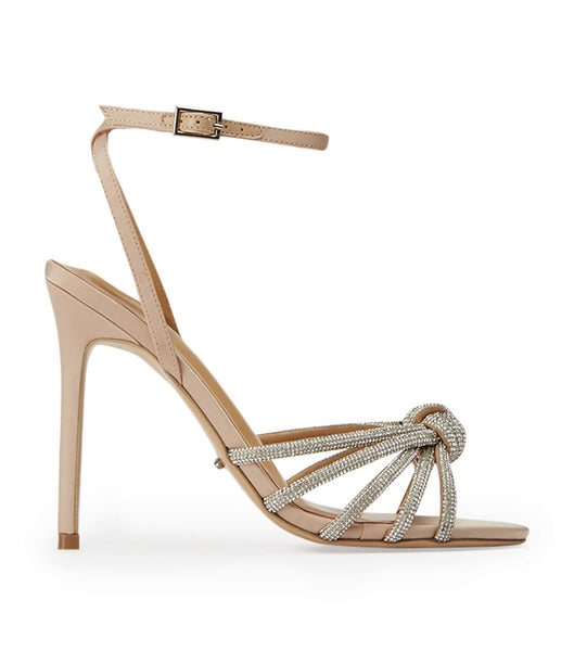 Tacones con tiras Tony Bianco Kyla Nude Satin 11cm Beige | COJVR84535