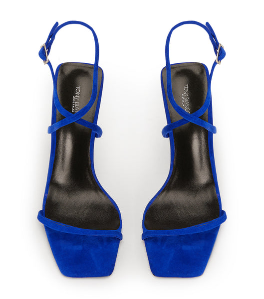 Tacones con tiras Tony Bianco Naxos Azure Gamuza 10.5cm Azur | COZDE24133