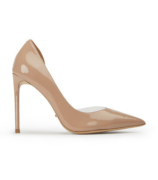 Tacones de aguja Tony Bianco Adore Coco Charol/Clear Vinylite 10.5cm Beige | COJVR57407