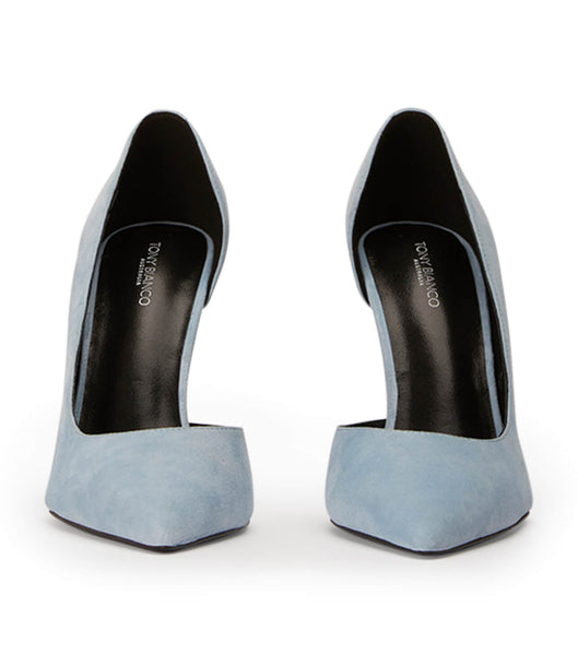 Tacones de aguja Tony Bianco Alyx Sky Gamuza 10.5cm Azules | ECOHC23872