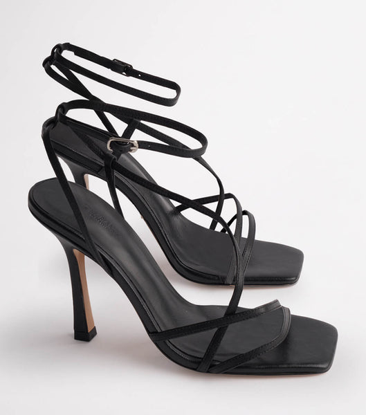 Tacones de aguja Tony Bianco Franci Black Kid 10.5cm Negras | PCOQX65247