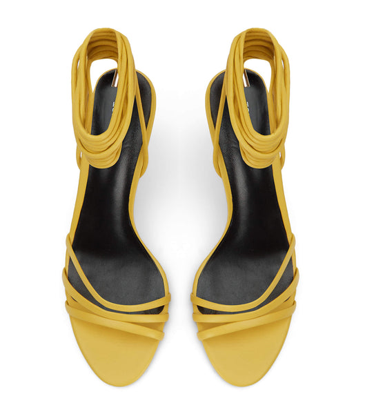 Tacones de aguja Tony Bianco Hailee Desert Nappa 8.5cm Amarillo | ACOWC19033