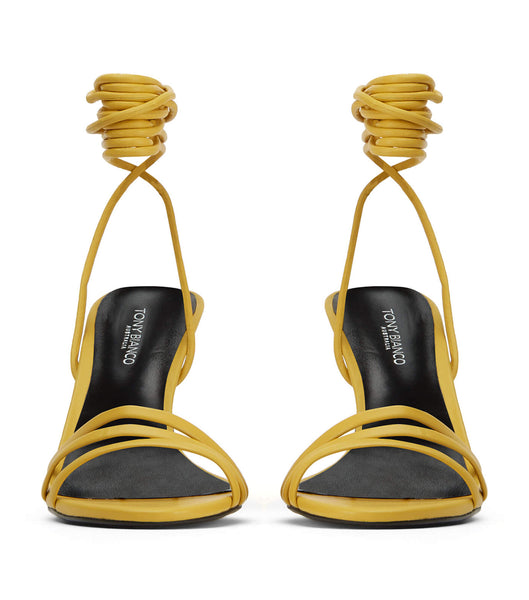 Tacones de aguja Tony Bianco Hailee Desert Nappa 8.5cm Amarillo | ACOWC19033