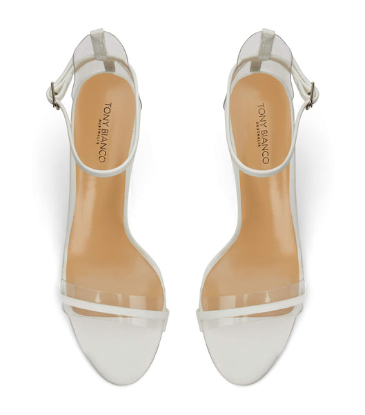 Tacones de aguja Tony Bianco Houston Milk Capretto 8.5cm Blancas | ZCONQ93645