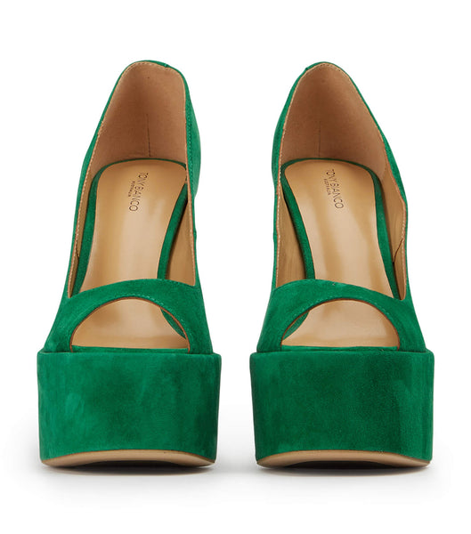 Tacones de aguja Tony Bianco Jolee Jade Gamuza 15cm Verde | MCOHR41925