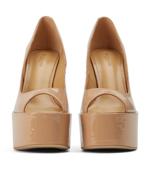 Tacones de aguja Tony Bianco Jolee Nude Charol 15cm Beige | TCOPQ59889